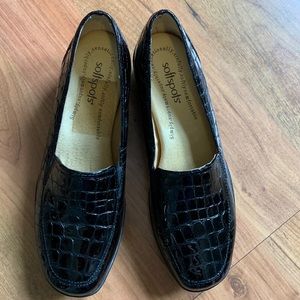 Soft spots black shoes.